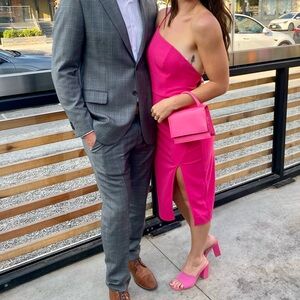 Lulu’s one shoulder dress